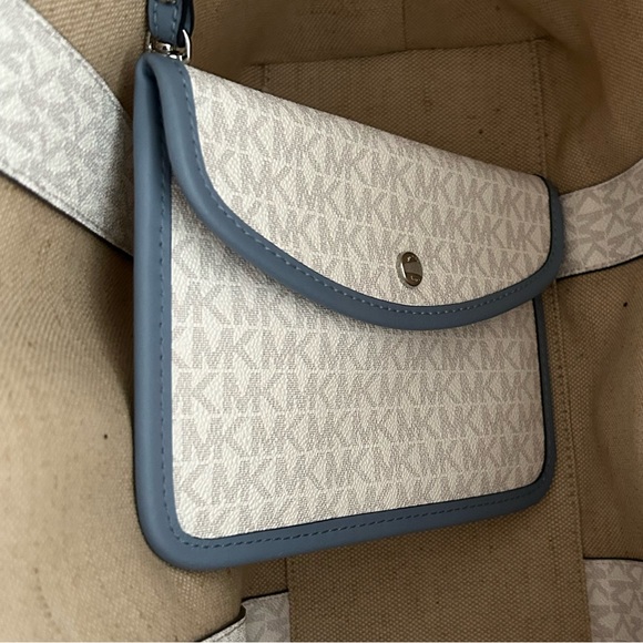 Michael Kors Blue and White Women's Tote Bag - Picture 4 of 4